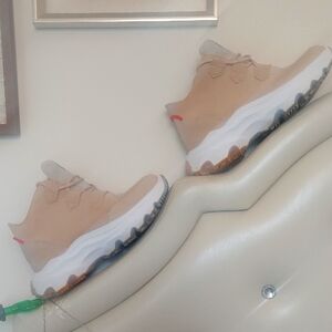 Sorel Tan and White Sneakers